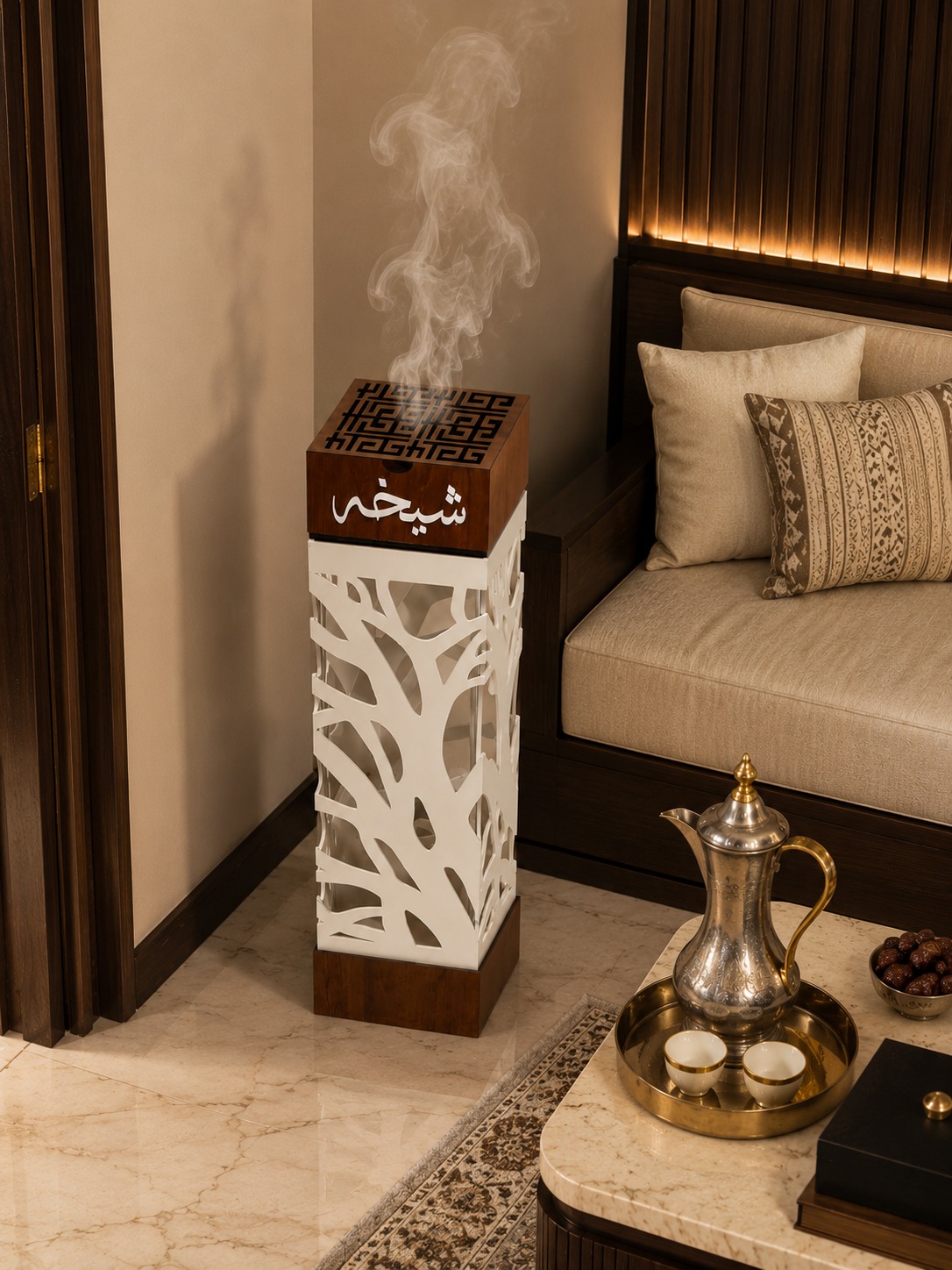 مبخر مع الاسم