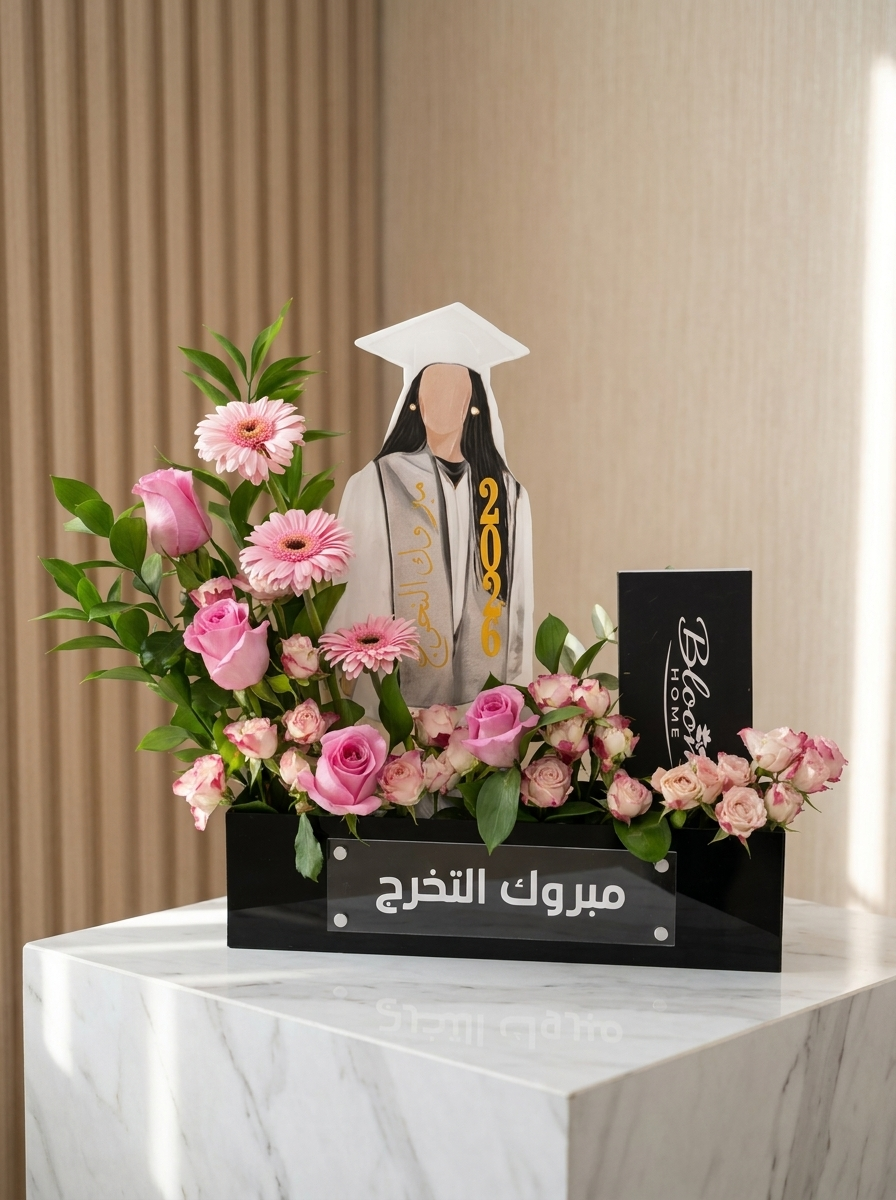 استاند الخريجه مع الشيكولاته